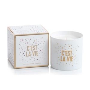 Porcelain Candle Jar - C'est la Vie